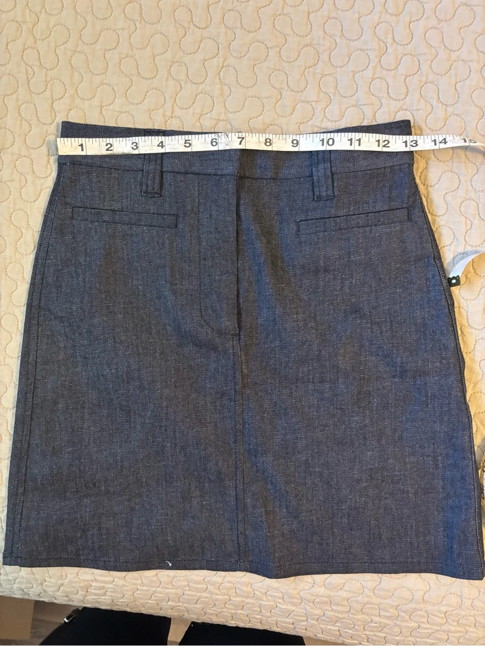 COS Dark Blue Denim Mini Skirt - Picture 6 of 12